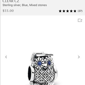 Pandora Graduate Owl Charm
